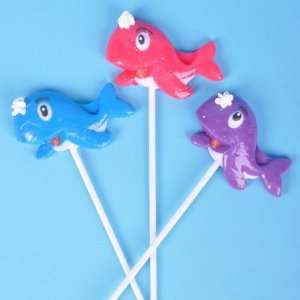  Whale Lollipop with 4 Stick Case Pack 72