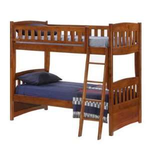   Night & Day Furniture Cinnamon Twin over Twin Bunk Bed
