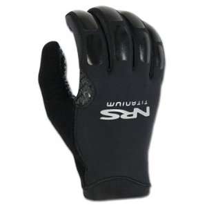  NRS Natural Kayak Gloves with HydroCuff Black M Sports 