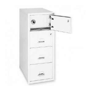   Drawer Fireproof File Cabinet with Safe in A File: Office Products