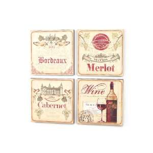   Vineyard Antique Style Wine Themed Wall Plaques 12