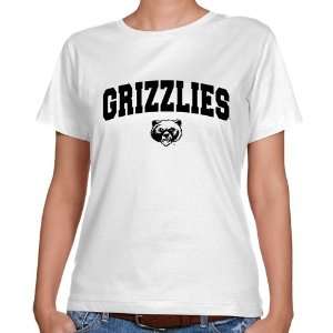  Montana Grizzlie T Shirt  Montana Grizzlies Ladies White Logo 