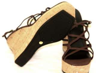 New in Box   $325.00 DONALD PLINER Shaba Expresso Sandals Size 10 