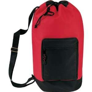 Single Strap Camping Drawstring Backpack   RED Office 