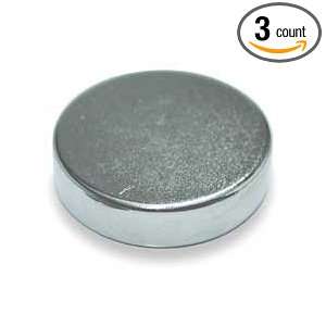 Industrial Grade 2VAK6 Disc Magnet, Rare Earth, 6.0 Lb, PK 3:  
