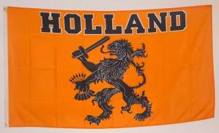 FLAGGE FAHNE HOLLAND FUSSBALLFAHNE MIT LÖWE NETHERLANDS  