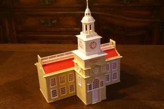 Vintage Bachmann Plasticville City Independence Hall Model Train O S 