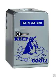 Kühlschrankaufkleber Fliesdeko Tattoo Pinguin Keep Cool  