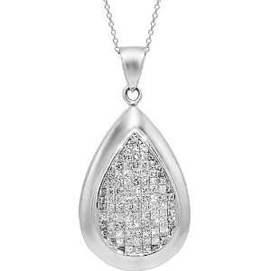   Womens Diamond Pear Shaped Pendant 2.50 Ctw: Avianne & Co: Jewelry