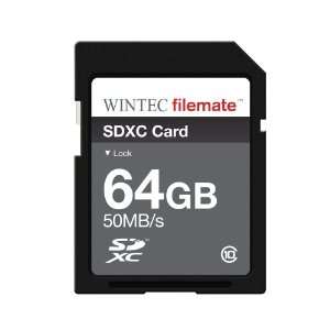 WINTEC Filemate 64 GB Class 10 SDXC Flash Card (3FMSD64GBXC R)
