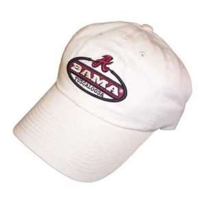 Alabama Crimson Tide Khaki Vintage Oval Adjustable Hat  