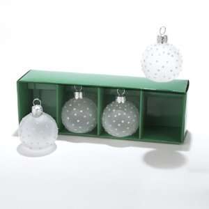   Polka Dot Christmas Ball Place Card Holders and Cards: Home & Kitchen