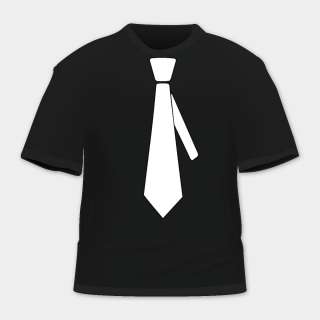 Shirt Tie   Krawatte   Basic NEU div. Farben  