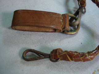 WWI WWII ORIGINAL LEATHER LANYARD FOR LUGER P08 PISTOL  