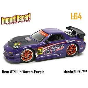  Jada Dub City Import Racer Purple Mazda RX 7 1:64 Scale 