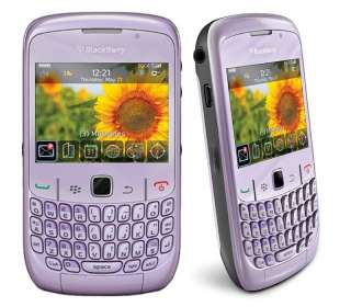 BlackBerry Curve 8520 White (T Mobile) Smartphone Cell Phone Violet 