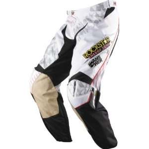   WHBK 30 Textile Pants A10 Rockstar Pants Adult WHT BLACK 30  453637