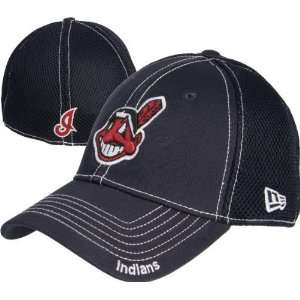    Cleveland Indians Mesh Trucker Flex Fit Hat: Sports & Outdoors