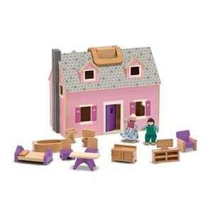  Melissa and Doug Fold and Go Mini Doll House: Toys & Games