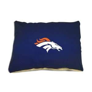Denver Broncos NFL Large Pet Bed:  Sports & Outdoors
