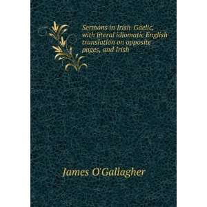  Sermons in Irish Gaelic, with literal idiomatic English translation 