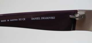 NEW DANIEL SWAROVSKI S612 100% UVA/UVB PROTECTION VIOLET SUNGLASS 