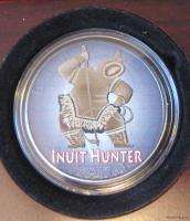 Denali Mint Alaska $1 Coin Delux Box Inuit Hunter  