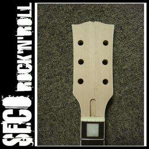 BRAND NEW SECO LP STANDARD MAPLE/ROSEWOOD GUITAR NECK with IVORY 