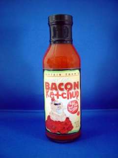 Slappin Fat BACON KETCHUP Bacon Flavored Ketchup 12oz  