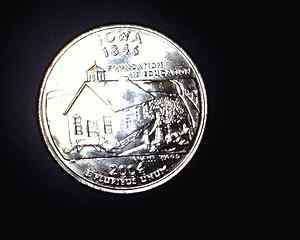2004 P Iowa Unc. State Quarter Coin  
