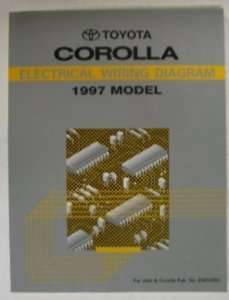 Toyota 1997 Corolla Electrical Wiring Diagram  