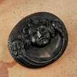 CAMEO Putti Angel Cherub Face BUFFALO HORN Carving ~ Hand  carved in 