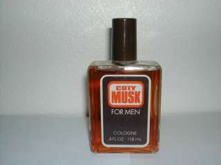COTY MUSK COLOGNE FOR MEN COLOGNE, 4 oz UNBOXED  