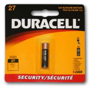 Duracell MN27 Alkaline 12V Battery G27A A27 GP27A AG27  