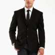 JCPenney   JF J.Ferrar® Wool Black Stripe Jacket customer reviews 