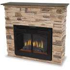 46.7 in. W x 40.6 in. H x 13.8 in. D Indoor Electric Fireplace with 
