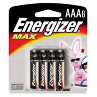 Energizer Max Alkaline AAA Batteries (8 Pack) E92SBP1T2 at The Home 