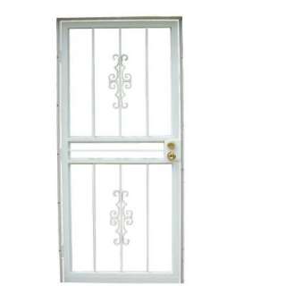   in. x 80 in. Steel White Prehung Security Door 50122 at The Home Depot