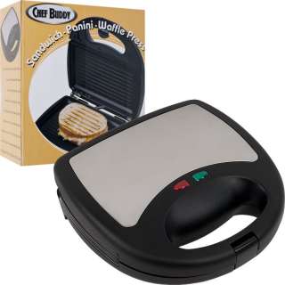 in 1 Sandwich, Panini and Waffle Press   Great for Any Meal   By 