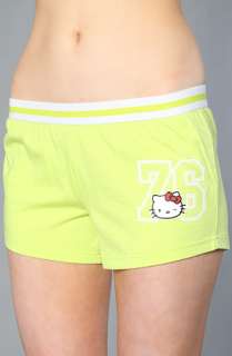 Hello Kitty Intimates The Cutie Sqaud Short Set in Lime  Karmaloop 