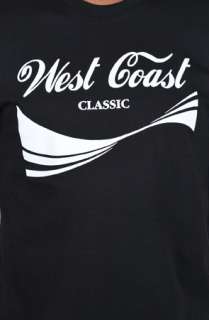 Piece Keeper West Coast Classic Tee Black White  Karmaloop 