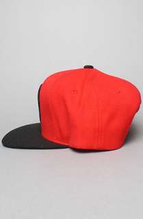 Obey The Urban Renewal Snapback Cap in Red Black  Karmaloop 