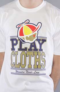 Play Cloths The Hometown Heroes Tee in Bleach White  Karmaloop 