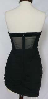 Alice+Olivia Roxanna Bustier Dress 2 XS UK 4 6 NWT $396 Black Seen on 
