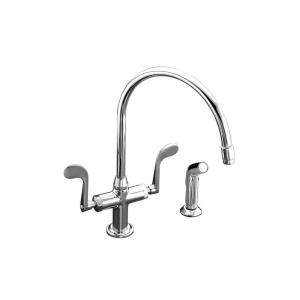   Sprayer Kitchen Faucet in Polished Chrome K 8763 CP at The Home Depot