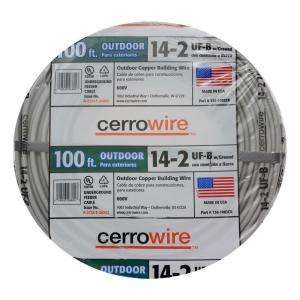 Cerrowire 100 Ft. 14 2 Uf W/G Coil Shrink Pack 138 1402CR at The Home 