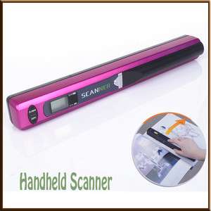 Portable photo Documents Book Scanner Handheld Cordless  