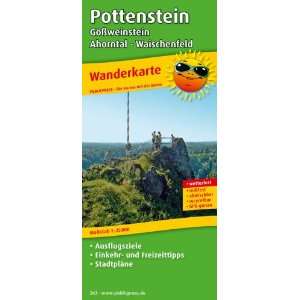 Wanderkarte Pottenstein, Gößweinstein   Ahorntal   Waischenfeld: Mit 