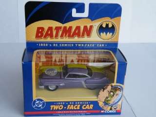 CORGI 1950S DC BATMAN BATMOBILE TWO FACE CAR COLLECTORS MODEL MINT 