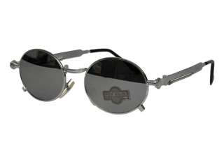 Cyber Steampunk Mirror Lens Silver Sun Glasses 7036M  